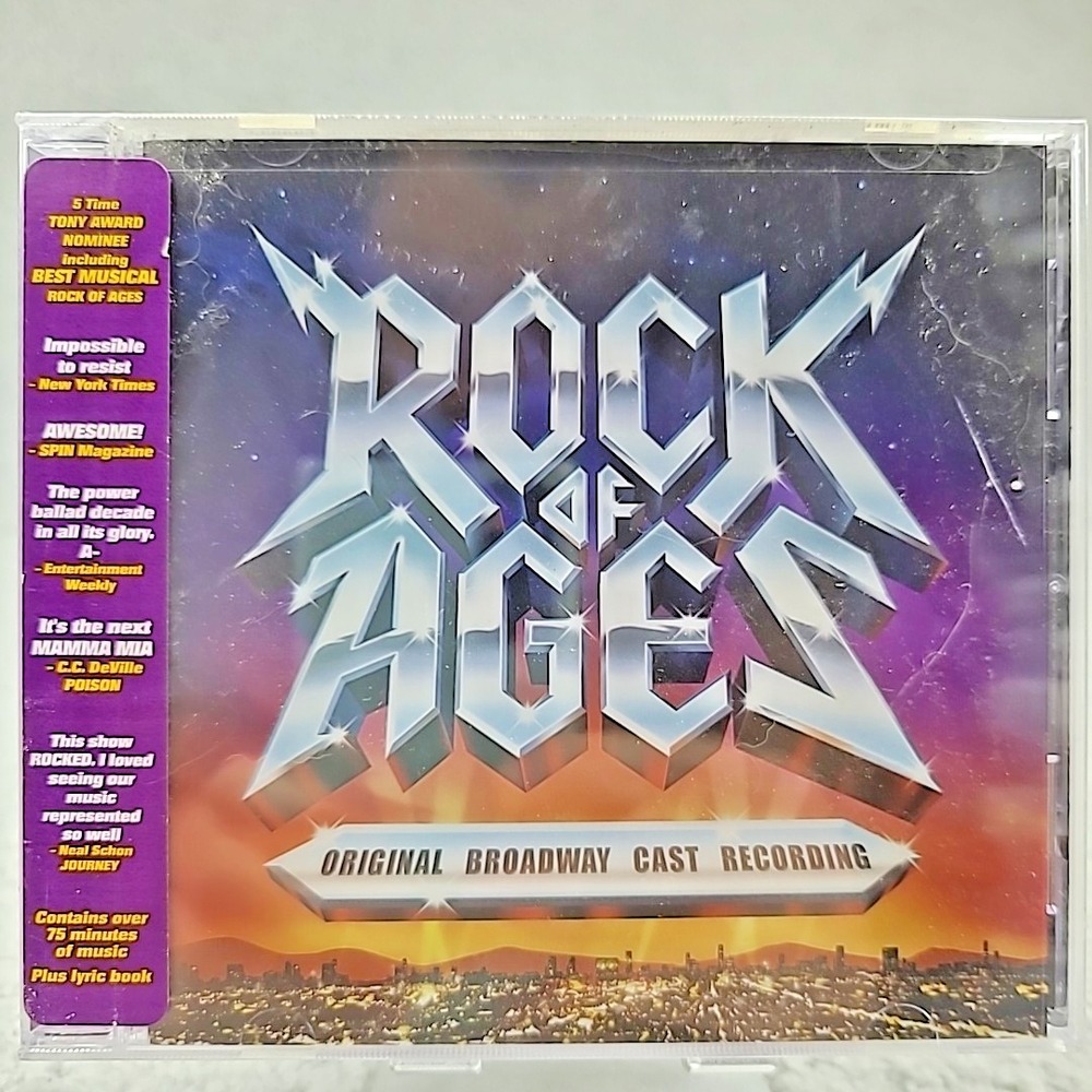 Rock Of Ages Original Broadway Cast Recording CD 2009 New Sealed